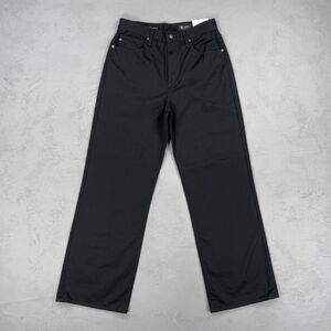 AG Adriano Goldschmied Black Wide Leg Pants
